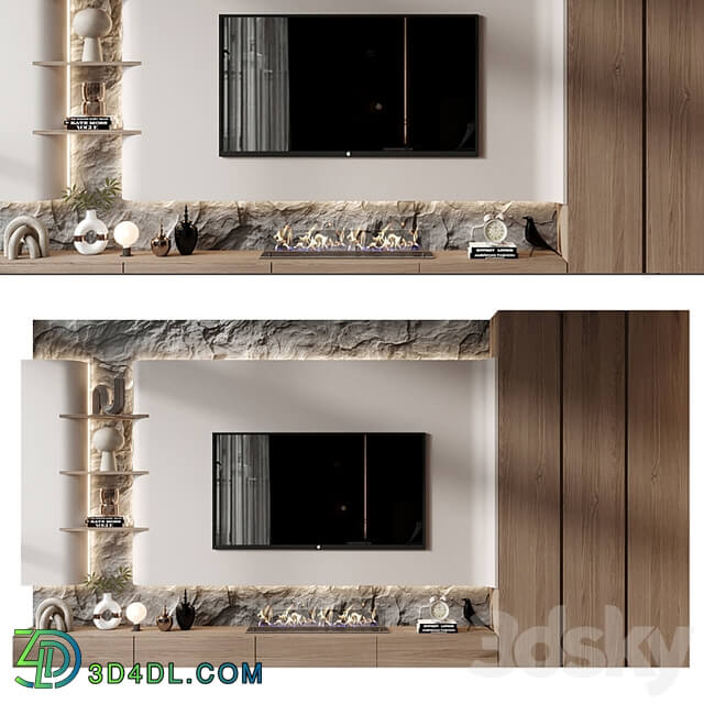 TV shelf 0684