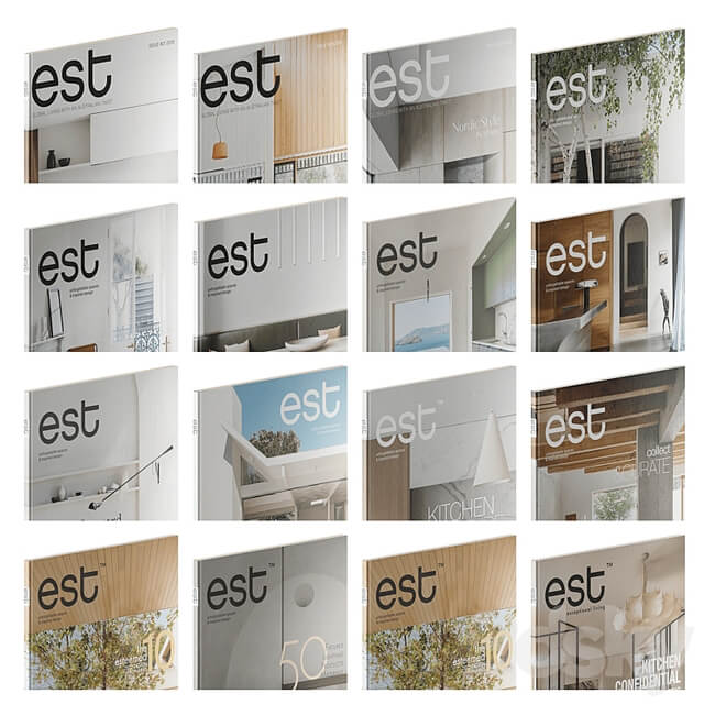 EST Architecture And Design Magazines Set