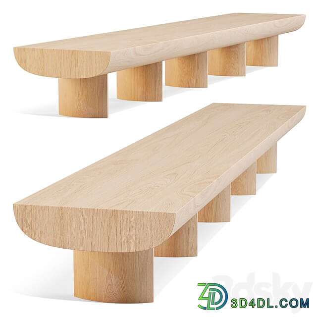 Bonaldo: Sculptural TV Stand Bench