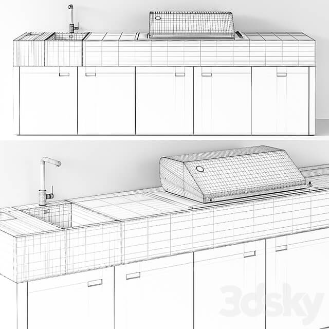 OCQ BBQUBE PRO Outdoor kitchen