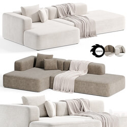 Stone Modular Sofa 2 by Tamamm 