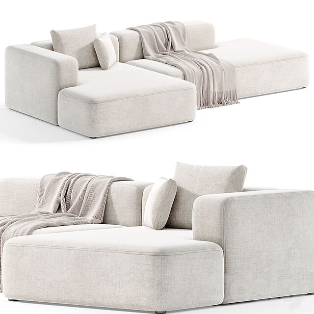Stone Modular Sofa 2 by Tamamm
