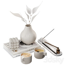 Decorative set for coffee table 06 