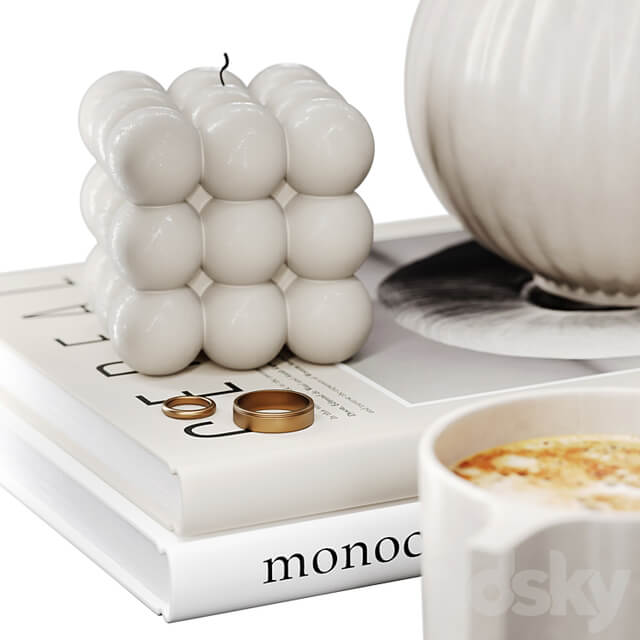 Decorative set for coffee table 06