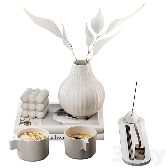 Decorative set for coffee table 06