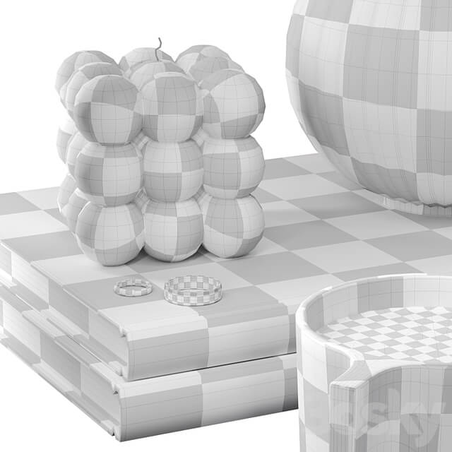 Decorative set for coffee table 06