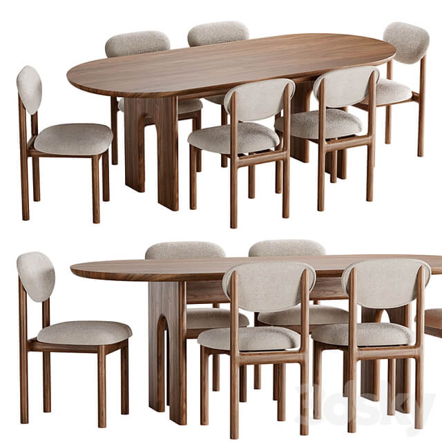 Bult table and chair