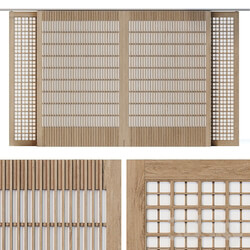 Sliding partition Japandi 