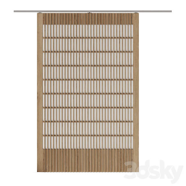Sliding partition Japandi