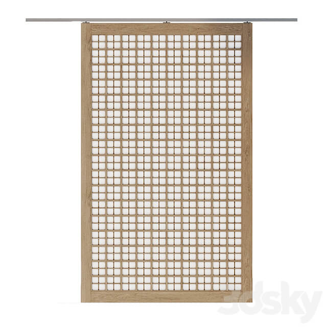 Sliding partition Japandi