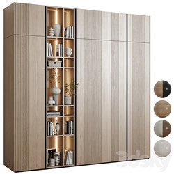 Modular wardrobe in a modern minimalist style 90 
