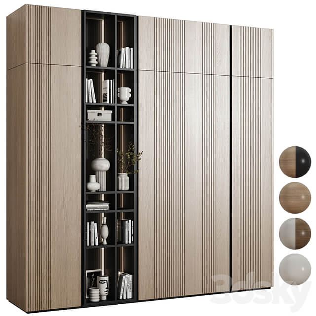 Modular wardrobe in a modern minimalist style 90
