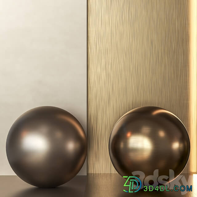 5 in 1 Brass Metal Pack Textures & Materials 4K Seamless Vol 1