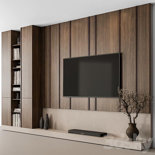 TV Wall Wooden Set 110
