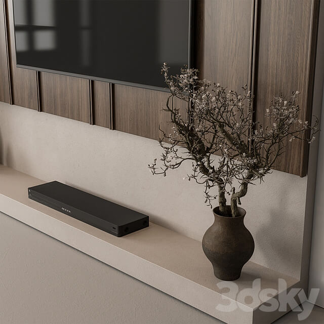 TV Wall Wooden Set 110
