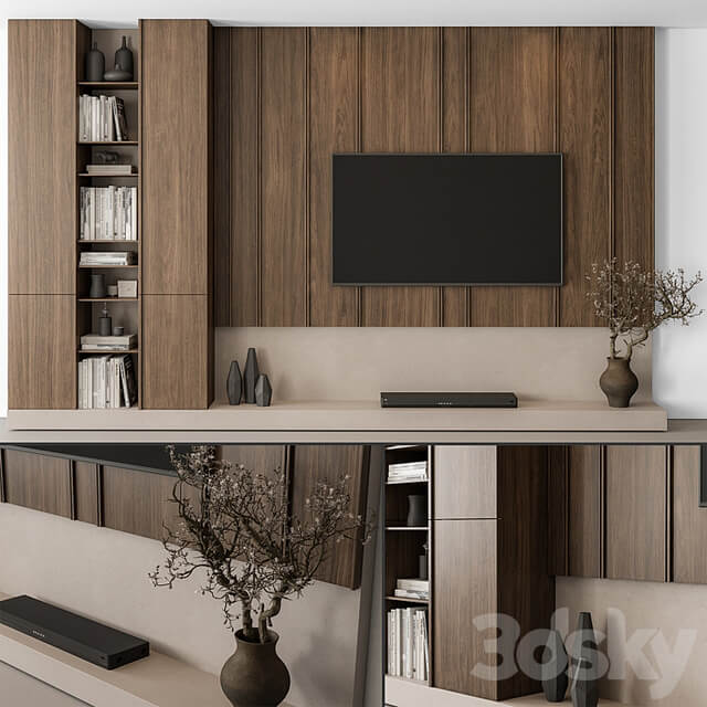 TV Wall Wooden Set 110