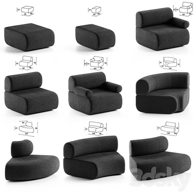 Track Artifort sofa