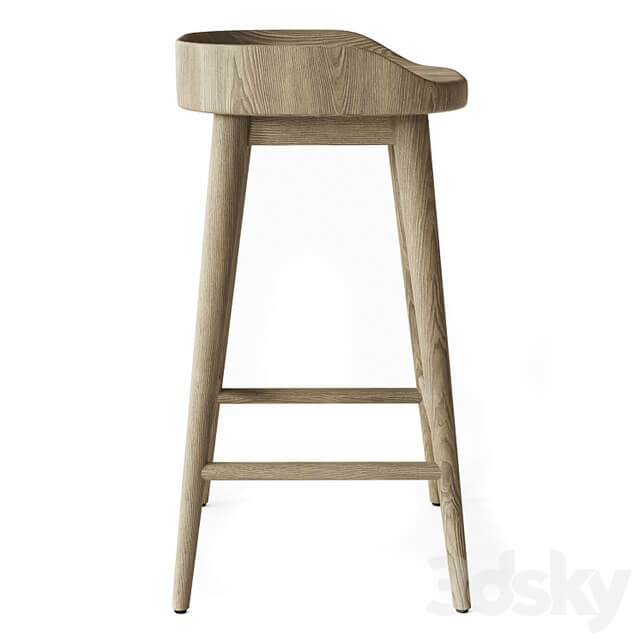 RH 1950S DANISH BAR & COUNTER STOOL