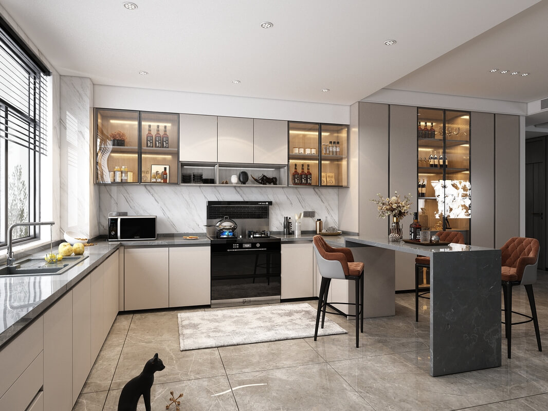  Kitchen Model By Huy Hieu Lee