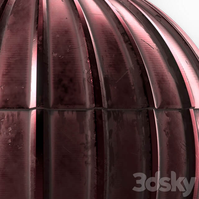 Roof Tile Materials 94 Metal Roofing By Snow | Sbsar, Seamless, Pbr, 4k
