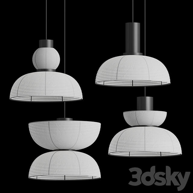 Retro Wabi Sabi Japanese Pendant Light