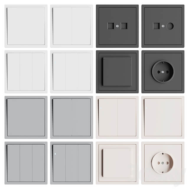 Donel sockets and switches