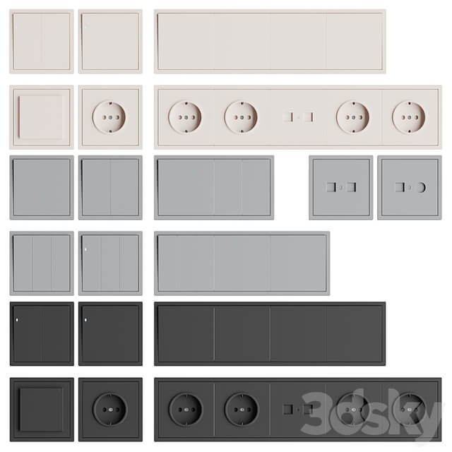 Donel sockets and switches