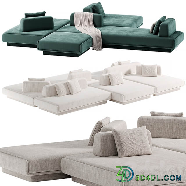 LILAS MOSAÏQUE Modular Sofa By Gallotti&Radice