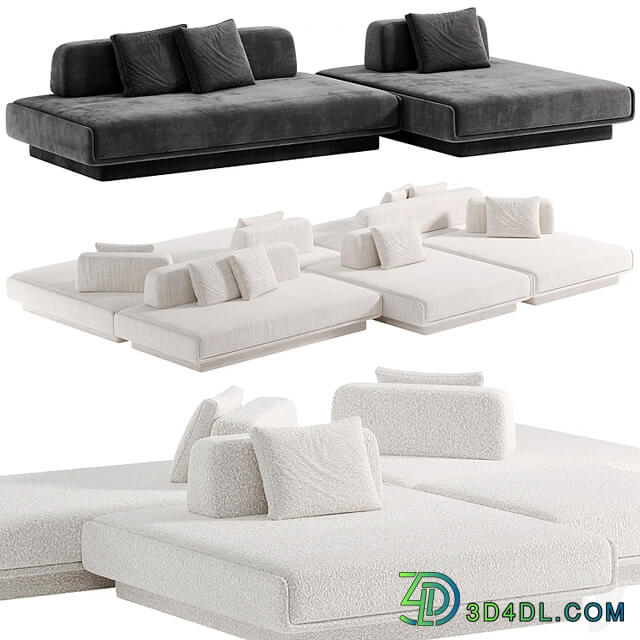LILAS MOSAÏQUE Modular Sofa By Gallotti&Radice