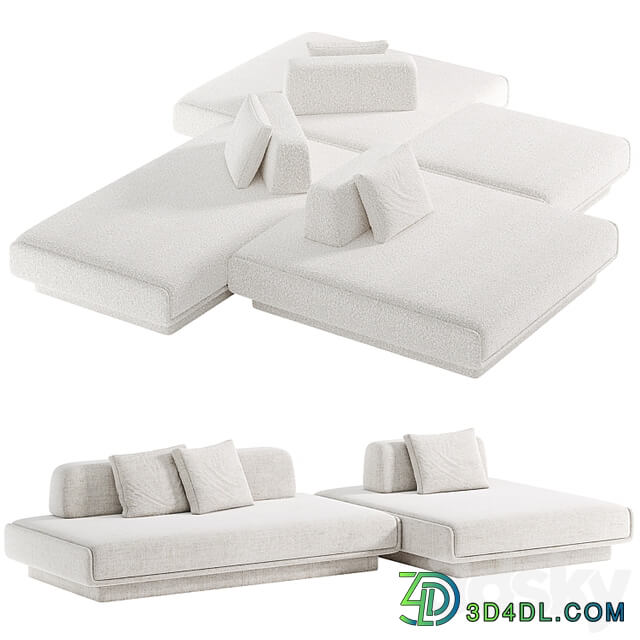 LILAS MOSAÏQUE Modular Sofa By Gallotti&Radice