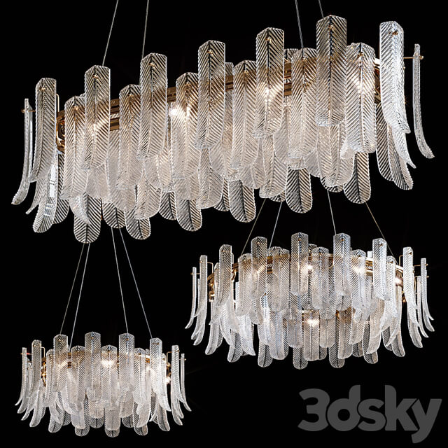 Hanging chandeliers SELVAR by Lampatron