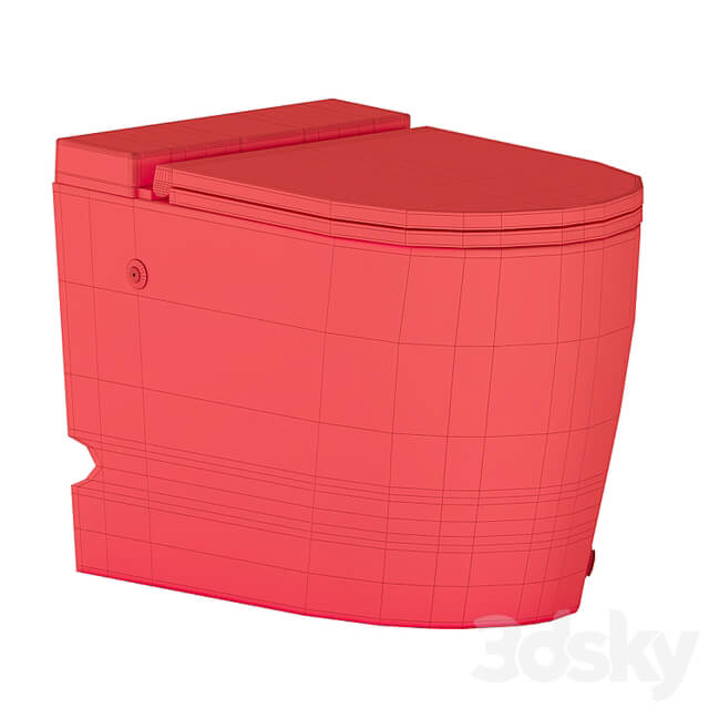 ABBER Bequem side mounted toilet with pulse flush