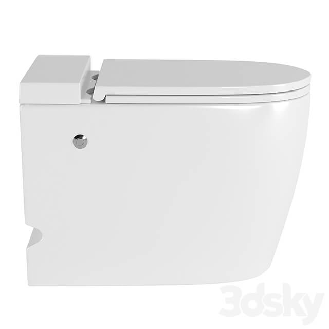ABBER Bequem side mounted toilet with pulse flush