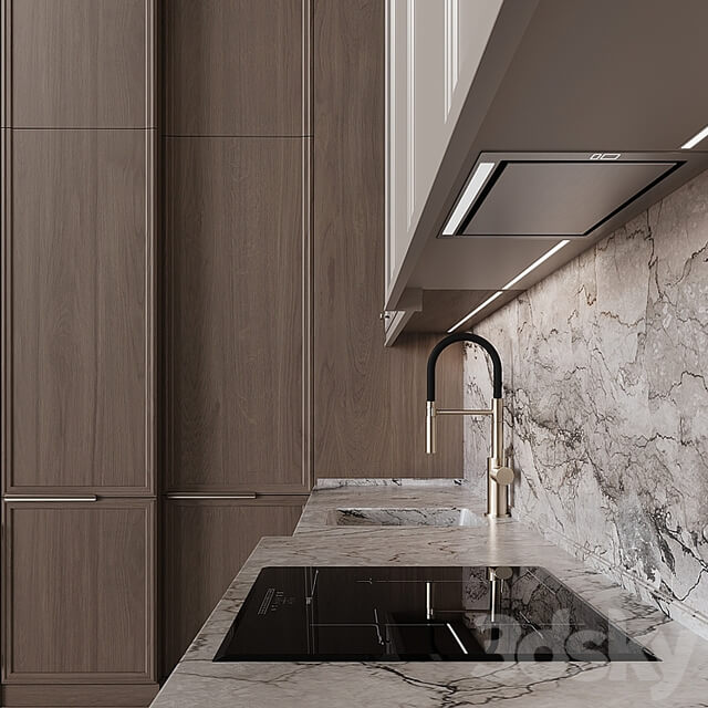 Neoclassical style kitchen 51