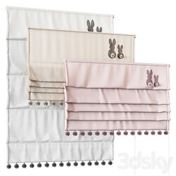 Roman blinds for children&#39;s rooms 