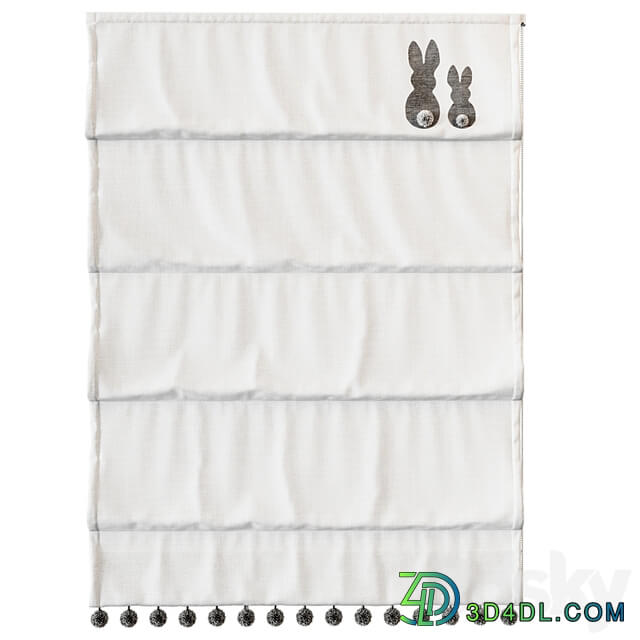 Roman blinds for children&#39;s rooms