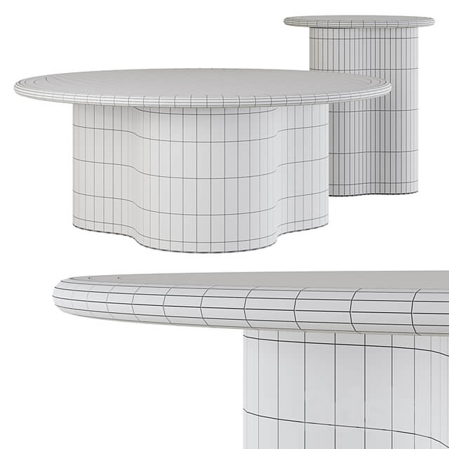 Artie Wave Coffee Table by Globewest