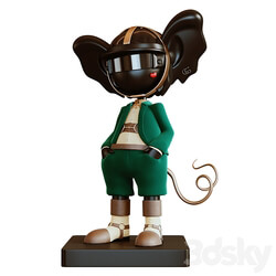 Gucci cartoon hipster toys Sculpture 