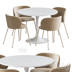 IKEA DOCKSTA KRYLBO table and chairs 