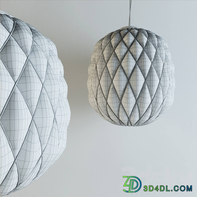 Fontana Arte Pinecone Suspension Pendant light 3D Models