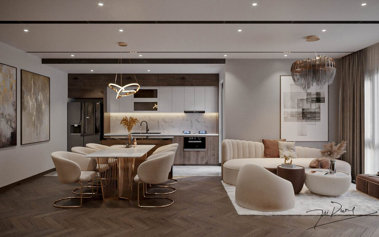  Apartment Interior Model By Dung Tran