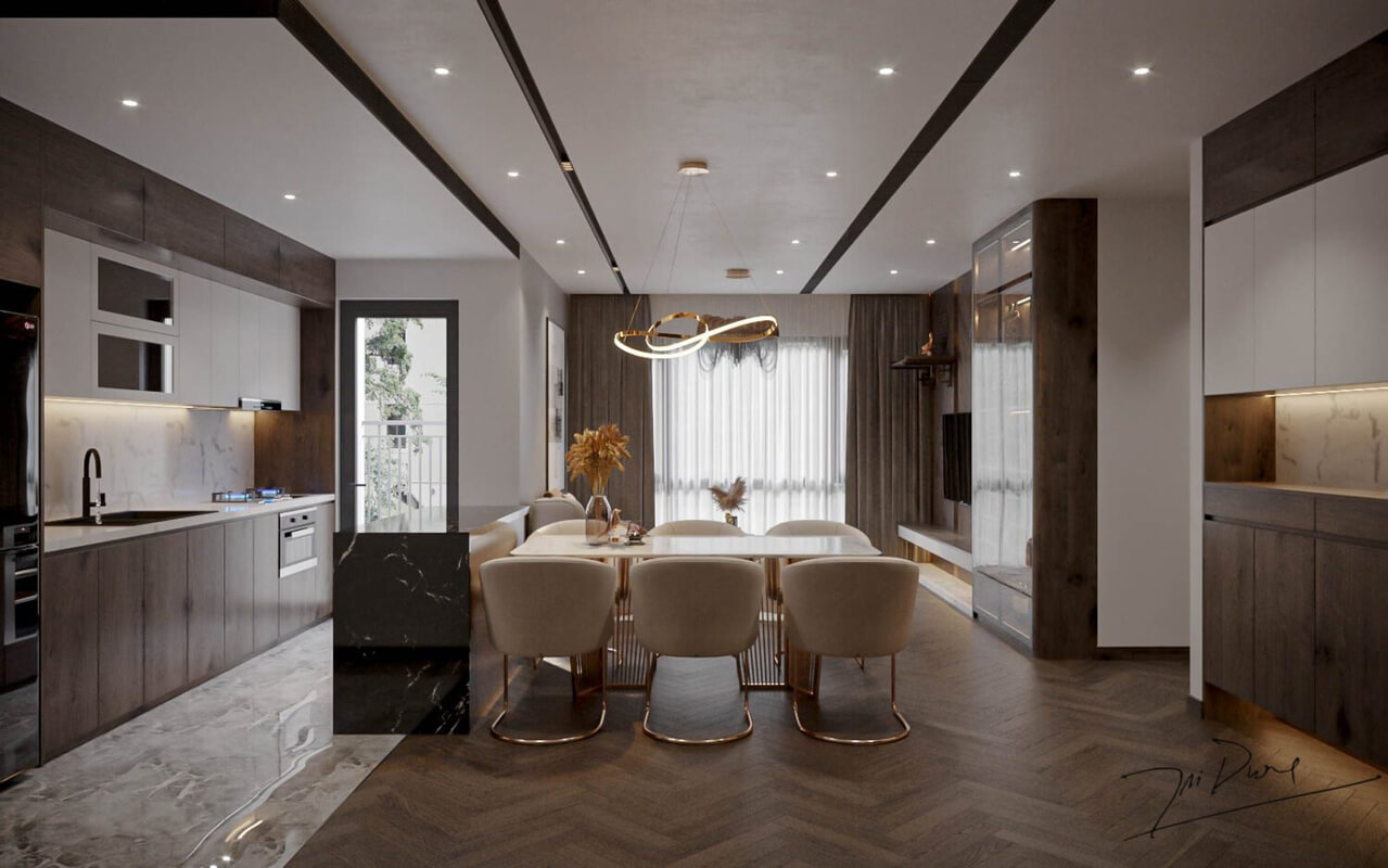  Apartment Interior Model By Dung Tran