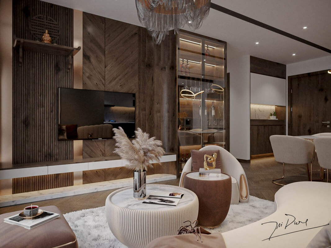  Apartment Interior Model By Dung Tran