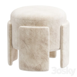 "A" Ottoman Studio parisien The Invisible Collection 