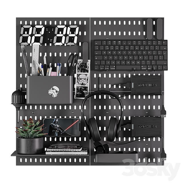 Wall stationery organizer 3