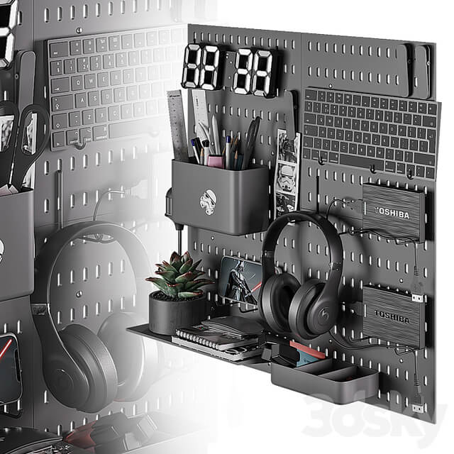 Wall stationery organizer 3