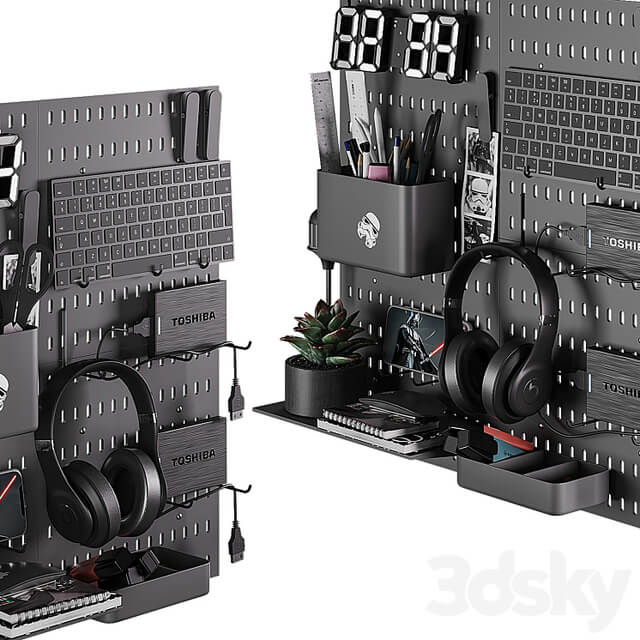 Wall stationery organizer 3