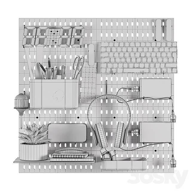 Wall stationery organizer 3