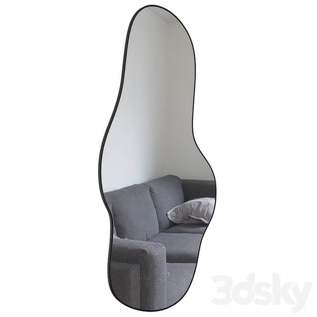 Figured mirror with lighting Atmosfera Extra