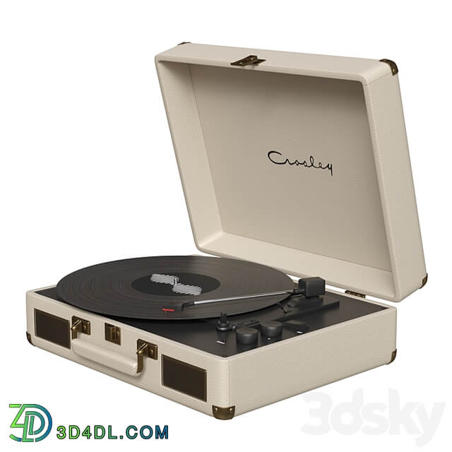 Cream Crosley Cruiser Vinyl Turntable